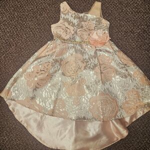 Beautiful Sheer One Shoulder High Low Dress size 6